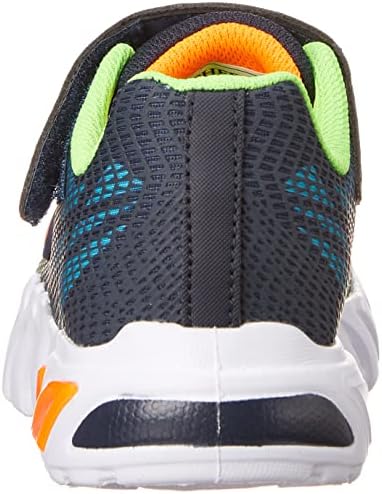 Skechers Boy's Flex-Glow Elite-Vorlo Sneaker, Navy/Multi, 8 Toddler | Image 2