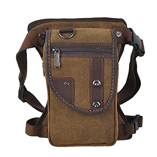 Anjoy Drop Leg Bag Fanny Waist Thigh Packs Outdoor Motorcycle Costume Pouches