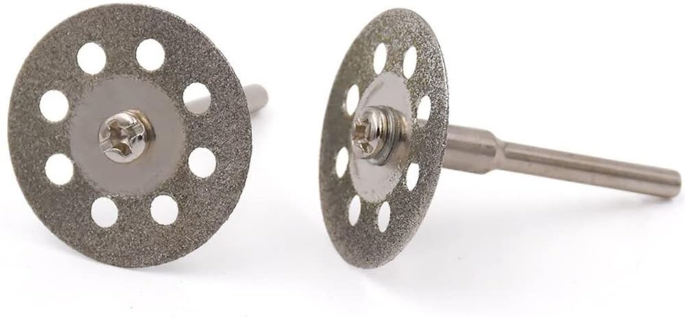 Diamentowe brzeszczoty do pił, 12 szt. 20-30 mm diamentowych tarcz tnących do cięcia kamienia, szkła, płytek metalowych, tarczy tnącej z trzpieniem 3(22mm)