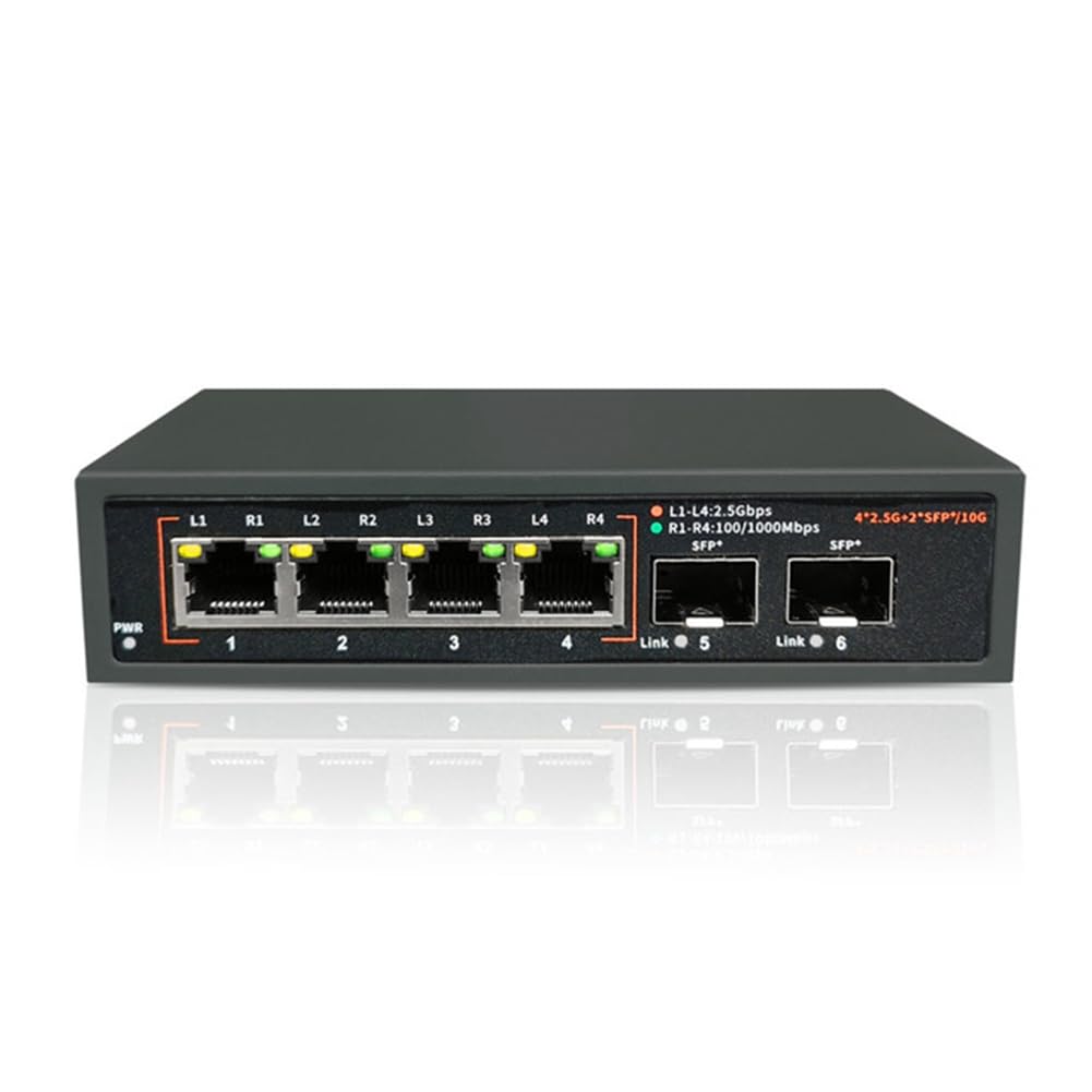 Carriere Porta Uplink dello Switch di Rete Ethernet 2.5G Ventola per Router Nas WiFi AP Wireless VDI Spina UE