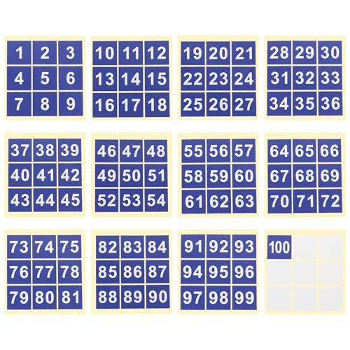 PATIKIL 3�C���` �A�� �V�[�� 1-100 �����` �S�� �r�j�[�� �ԍ� �f�J�[�� �݌� ���� ���[ ���b�J�[ �H� ���[�{�b�N�X ���� ���O �g�p �u���[