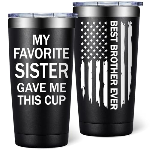 SpenMeta Brother Gifts from Sister - Funny Fathers Day Christmas Birthday Gifts for Brothers Adult -...