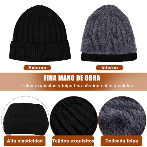 La Mejor Selección de Set de bufanda, gorro y guantes para Hombre favoritos de las personas. 15 Imagen adicional