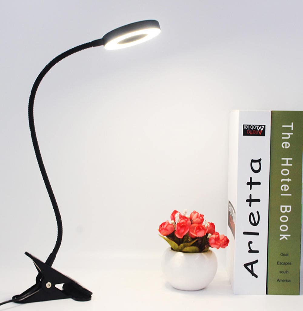 Luci A Clip Lampada Pinza Luce da Lettura Luce da Lettura Clip Lampada da Scrivania da Clip A LED USB Dormitorio per Dormitorio per Dormire per Studenti Desk Desk Universale