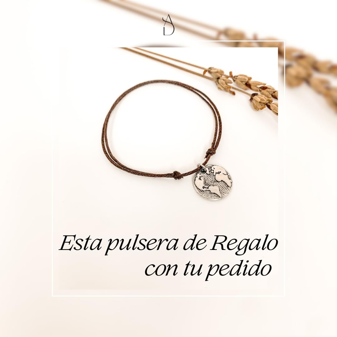 Pulsera África Plata con Perla - Plata 925 Hecha a Mano con Cordón de Cuero - Joya Única AfricanDreamland