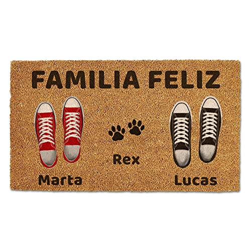 Getsingular Zerbini Personalizzati Famiglia Coppia + Cane/Gatto |...