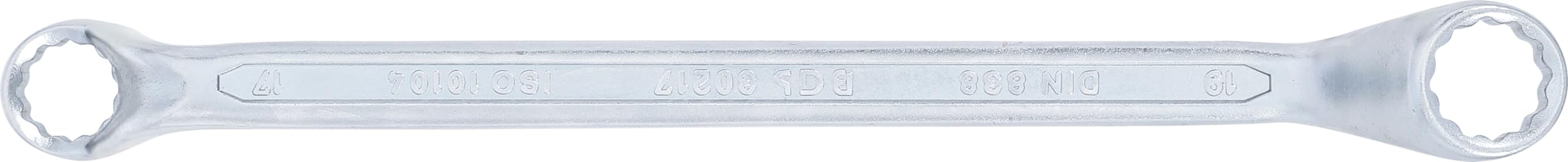 BGS 30217 | Klucz oczkowy dwustronny | głęboko odsadzony | 17 x 19 mm