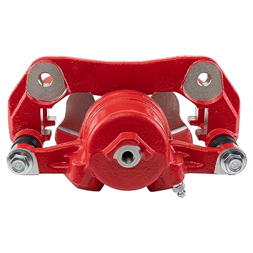 Image of TRQ Performance Front Driver and Passenger Side Brake Caliper Set Hardware Compatible with 2013-22 Honda Accord 2016-22 Honda HR-V
