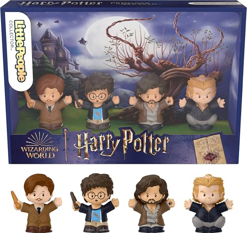 Image of Little People Collector Harry Potter and the Prisoner of Azkaban Movie Special Edition Set for Adults & Fans, 4 Figures in a Display Package