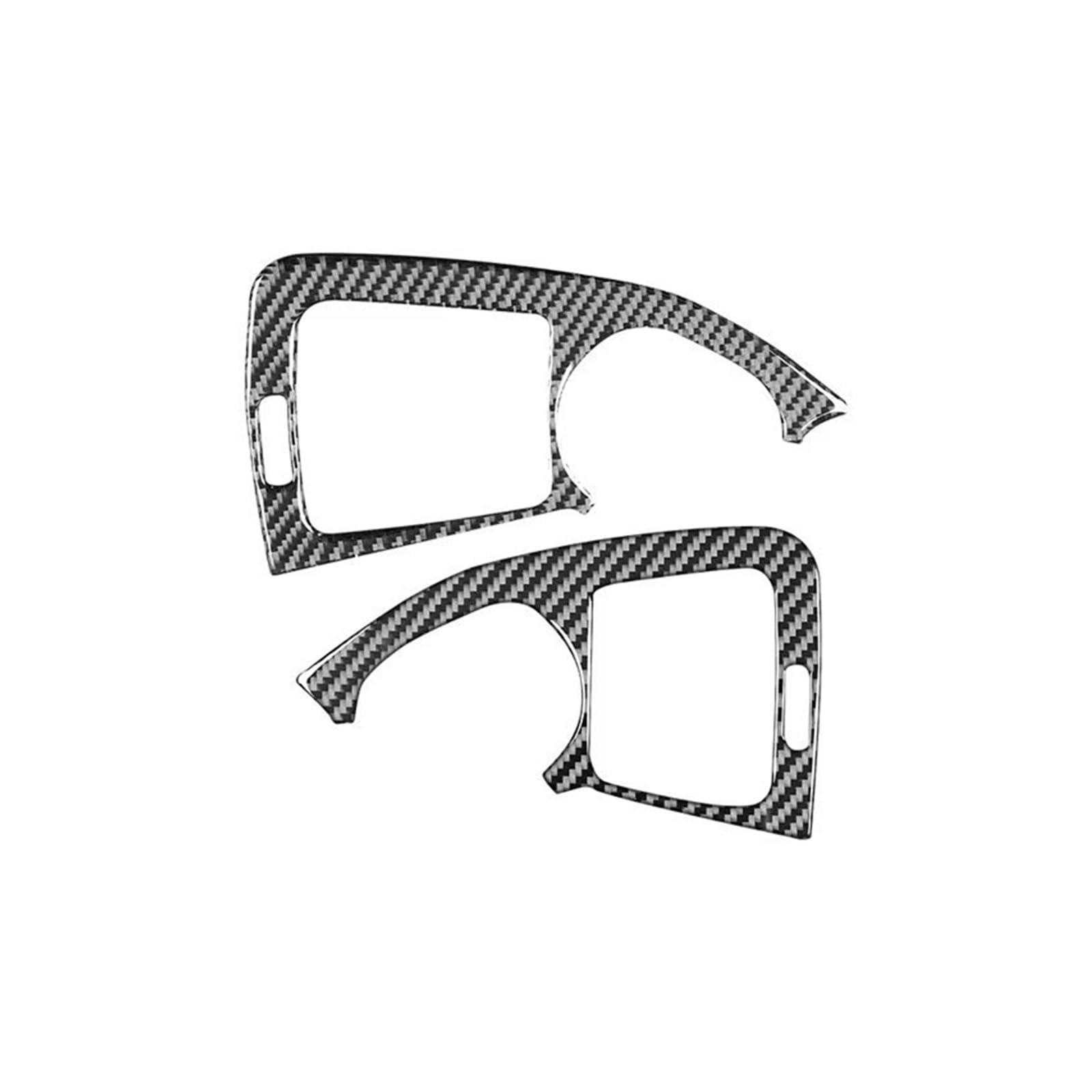 Center Console Trim for Benz for C Class for W203 2005 2006 2007 Carbon Fiber Car Front Dashboard Panel Left Right Air Outlet Frame Centre Console