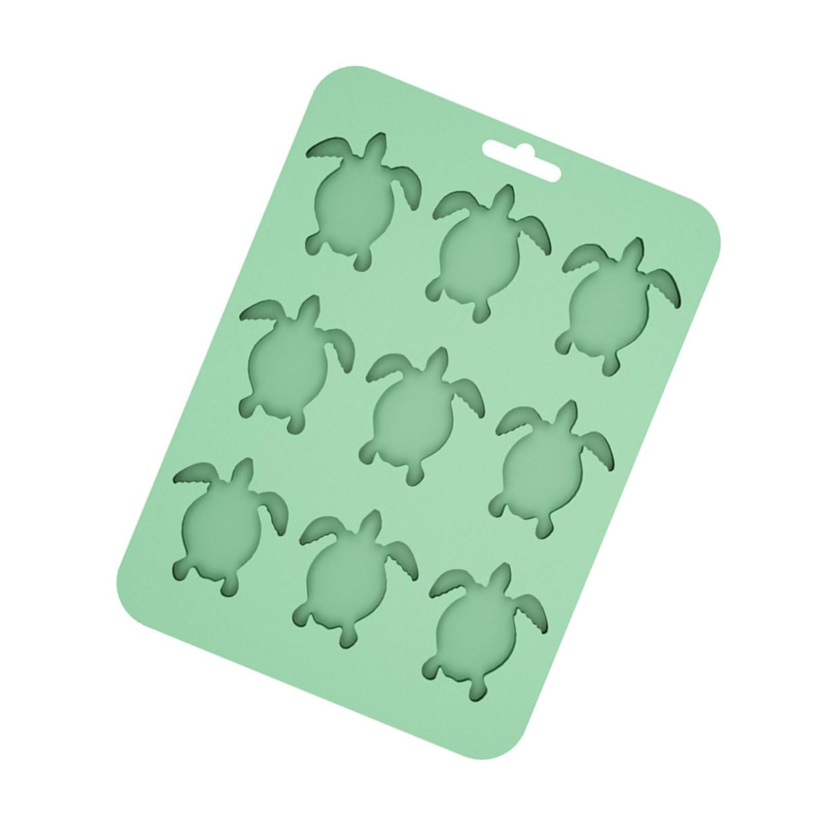 Veltros Efficient Silicone 9 Cavity Turtles Mold for Chocolate Ice Cubes and Dessert Makings Baking Tool for Home Turtles Ice Cubes Mold