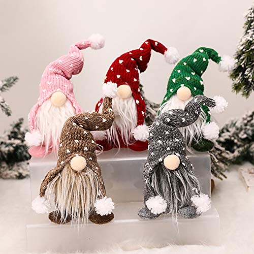 image for GBSELL Christmas Ornaments, Christmas Home Decor Doll, Plush Long Hat 