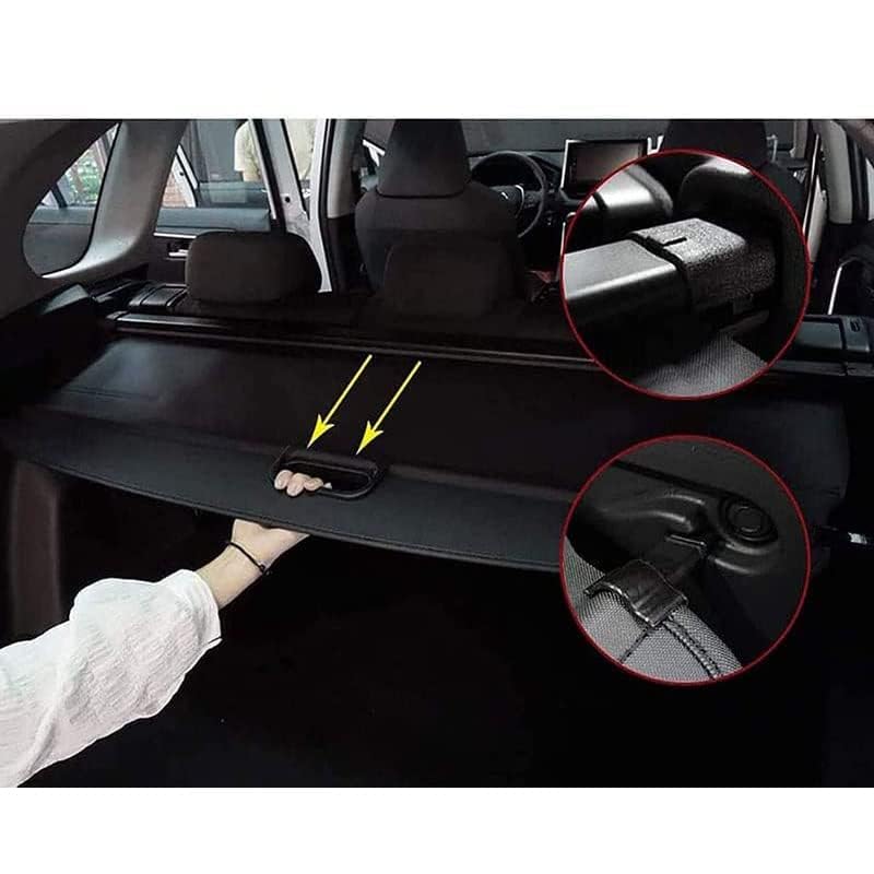 Cache-bagages Audi Q3 2011 2012 2013 étagère arrière rétractable coffre - 3