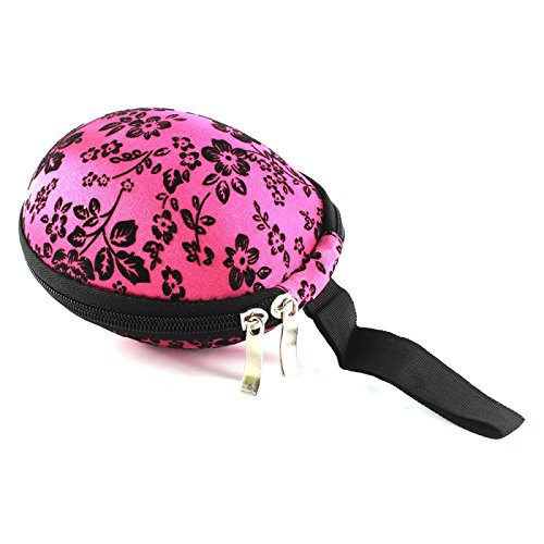 Bra Bag Travel Lingerie Organizer Bag,Bra Underwear Lingerie Travel Bag for Women Bra Bag Lingerie Crush Proof Travel Storage Bag Box Case, Printed Dot Design Assorted Color (Small)