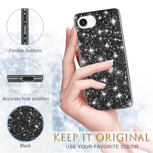 Coque iPhone 16e silicone noir flexible pour iPhone SE 2025, coque originale souple et légère - 3