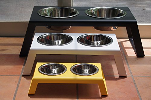 ミアカラ MiaCara フードボール Desco ディスコ グレイ Lサイズ Lサイズ】 ペット用品 ミアカラ MiaCara フードボール Desco ディスコ