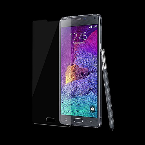 Samsung Galaxy Note 4 Screen Protector - Poetic Samsung Galaxy Note 4 Screen Protector [GLASS Series] - Tempered Glass Screen Protector for Samsung Galaxy Note 4 (SM-N910S / SM-N910C) (3-Year Manufacturer Warranty from Poetic)