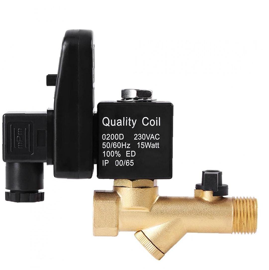 Buy Automatic Drain Valve Electronic Timed G1/2 DN15 AC 230V Air