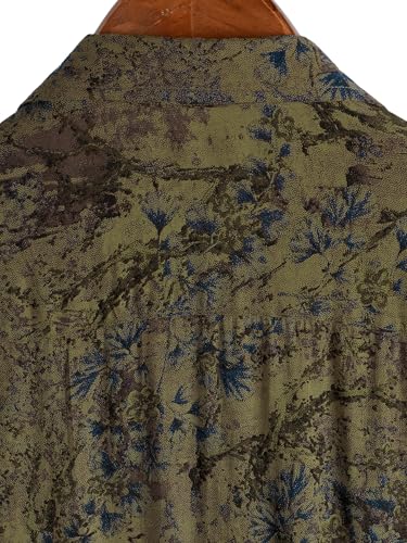 Image of JOTOOK Mens Hawaiian Shirt Short Sleeve Button Down Tropical Shirts Casual Floral Summer Beach Shirt