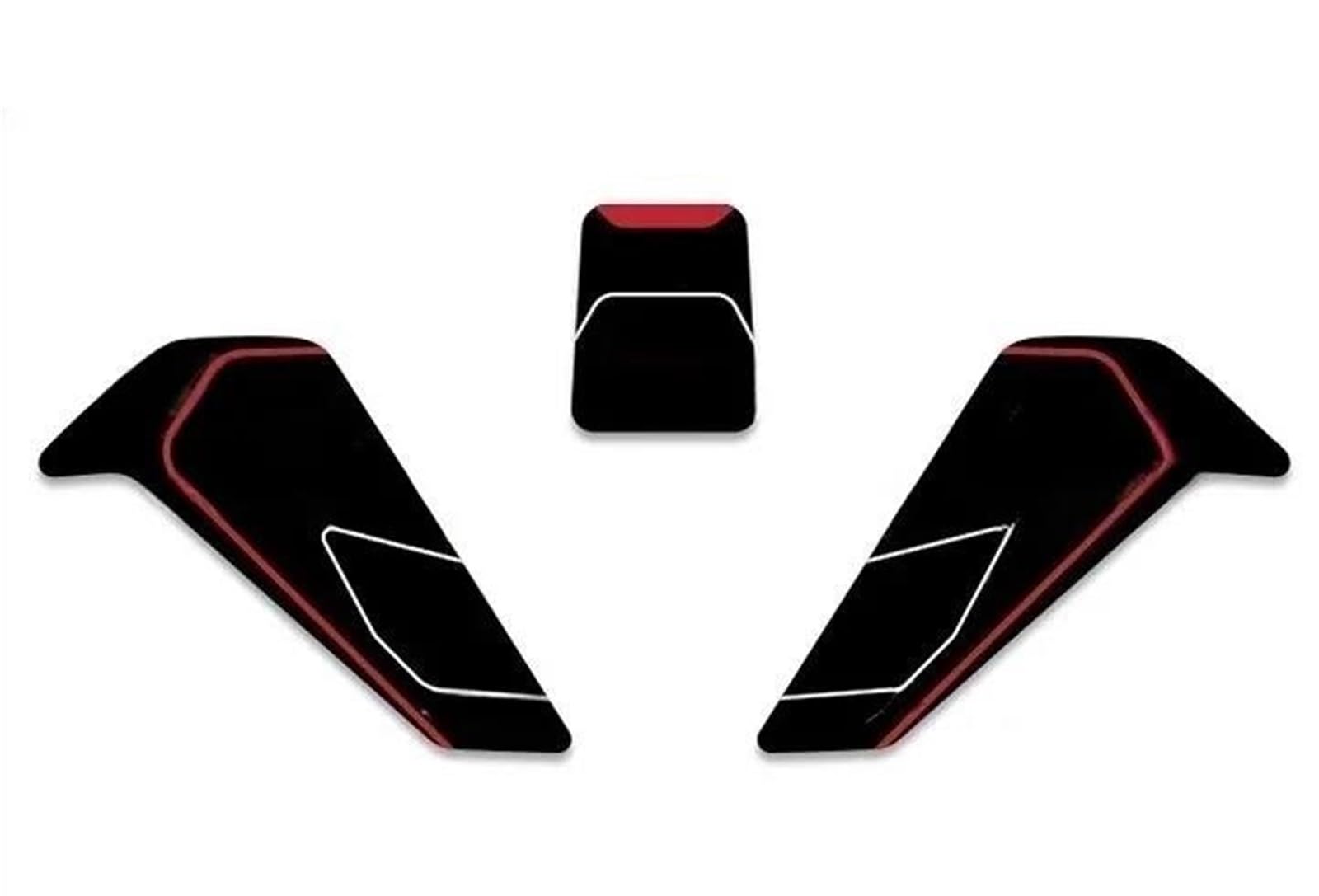 Motorcycle Tank Pad Protector Leather Frosting Sticker Decals Accessories for CRF1100 for Africa Twin for CRF1100L(Rosso)