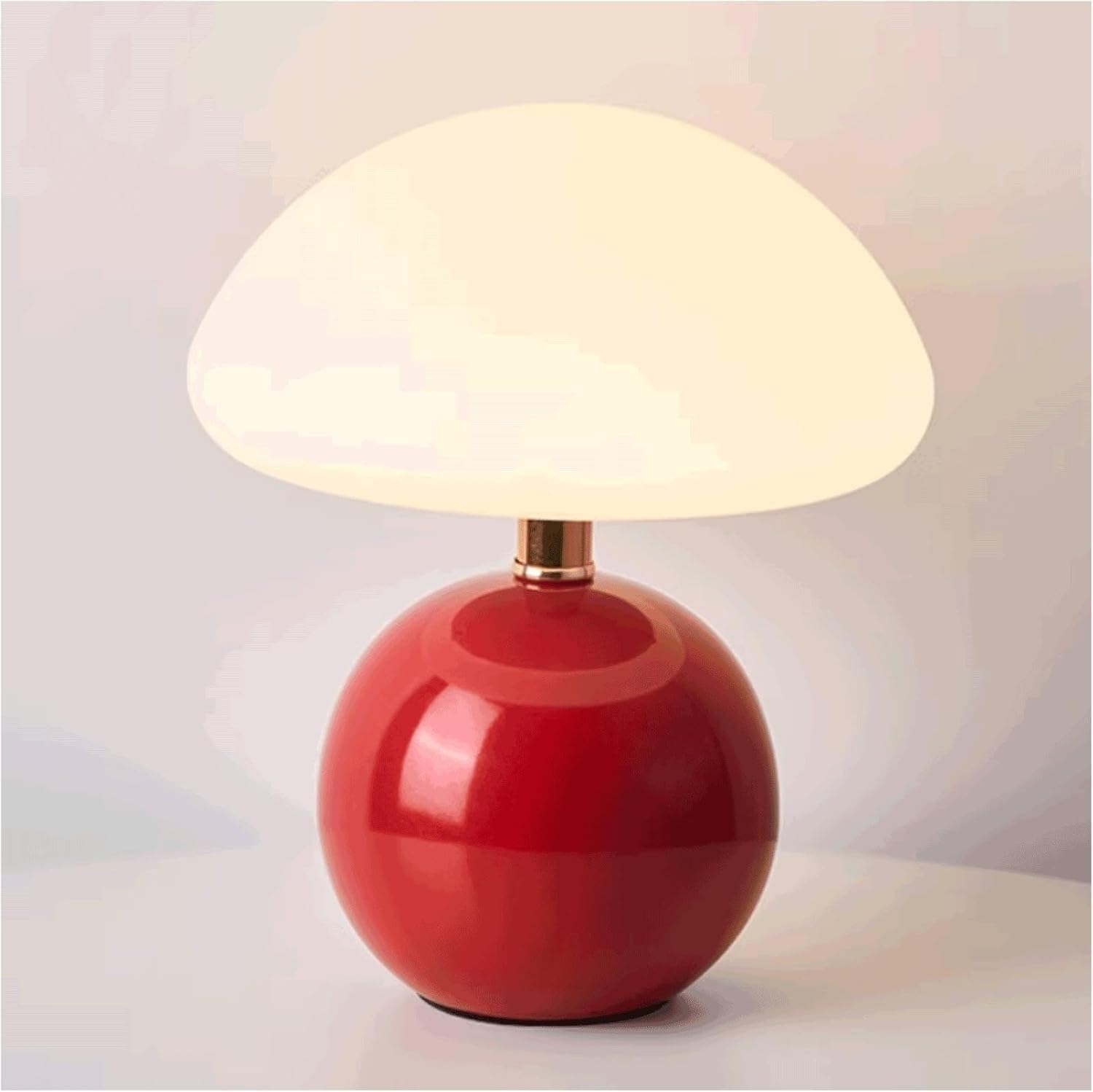 DFAEEKIYO Bedside Lamps Desk Lamp Ceramic Table Adjustable Button Reading Light Plastic Bedroom