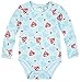 Body Bambino Ragazzo Maniche Lunghe Superman Blu Chiaro di 3 a 24 mesi blu blu 12 mesi