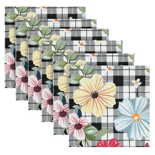 Servilletas de Tela Multicolor 20x20 in Pack x6 miniatura 2