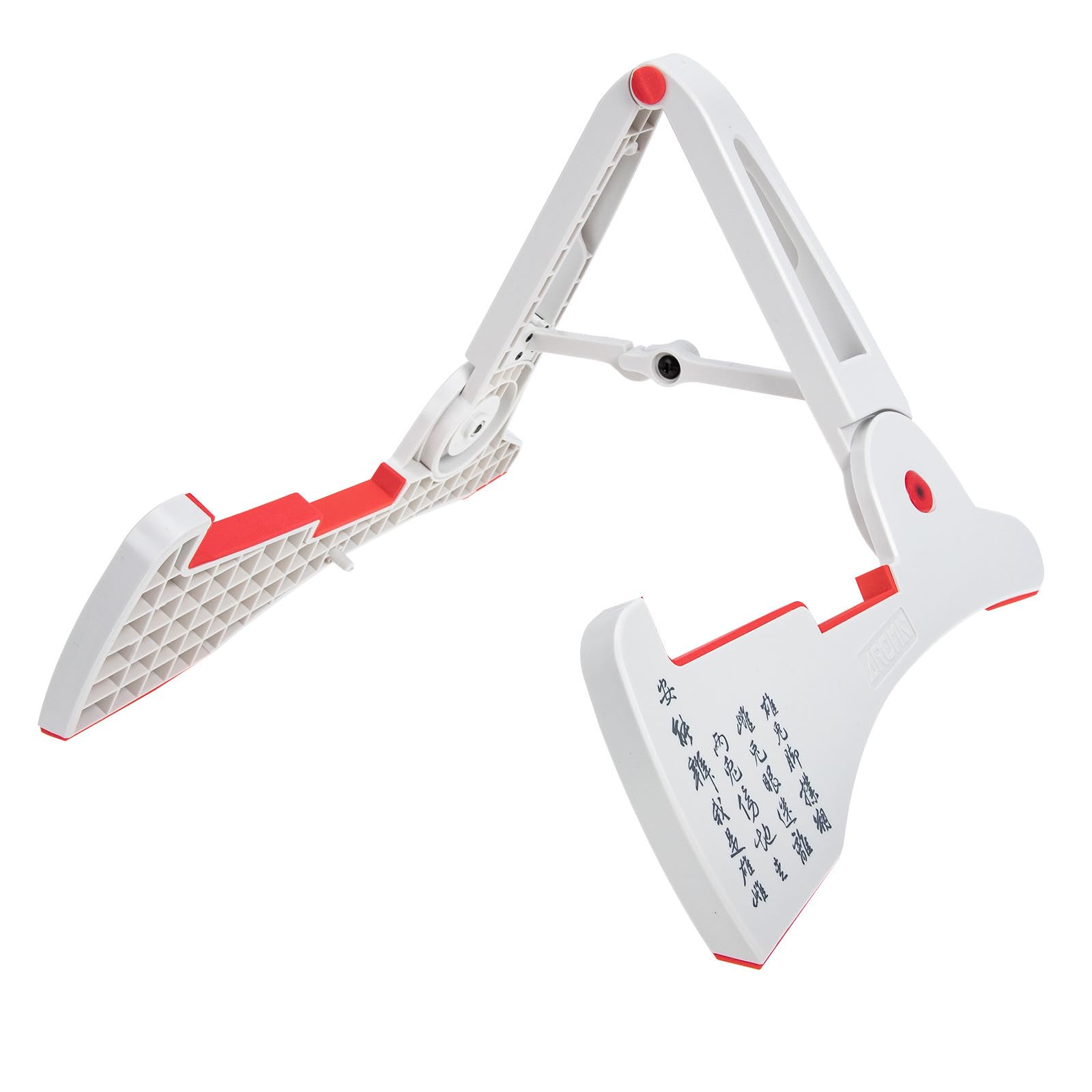 Supporto per Chitarra e Pieghevole e Stabile a Forma di Bianco in Abs , Stand Verticale Portatile per Musicisti di