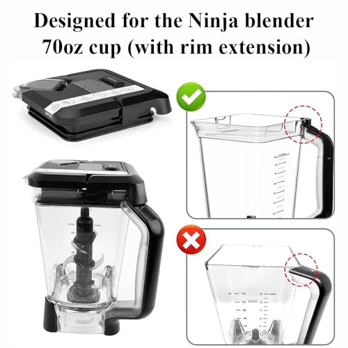 2 Tapones de plástico transparente para licuadora miniatura 2