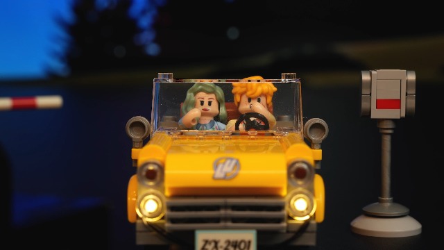 Lego One Piece Lumibricks City Drive-in Theater Lighting-Building