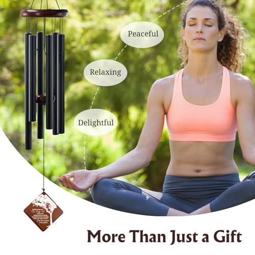 Image of Memorial Wind Chimes for Outside, 36 inch Memorial Gifts for Loss of Loved One, Windchimes in Memory of Loved one,Sympathy Wind Chime Gifts,Bereavement Outdoor Chimes for Garden, Patio Decoration