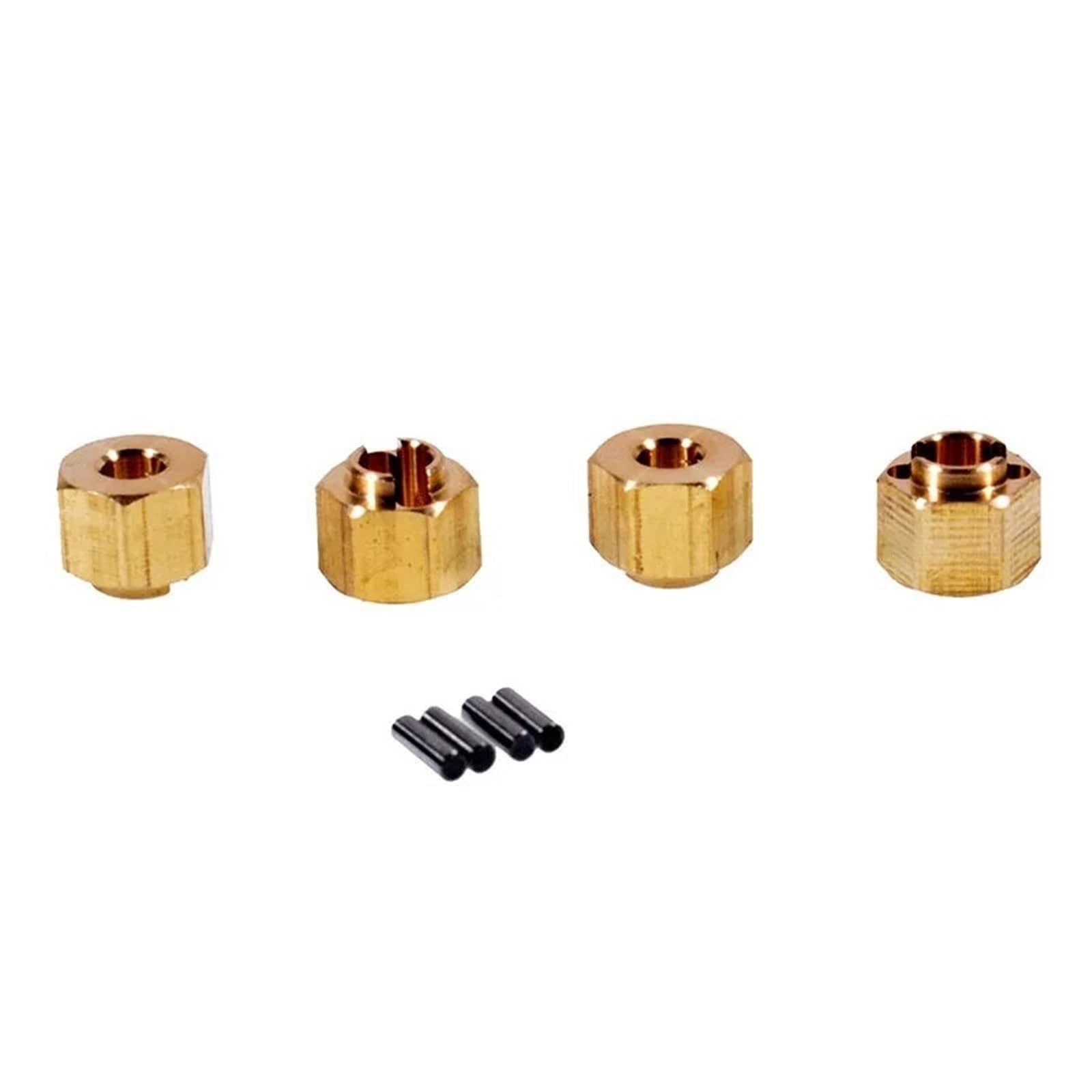 Per FMS Per FCX24 Per FCX18 Per FCX24-07 1/24 Ottone 7mm Ruota Spessore Esagonale 4/5/6mm RC Crawler Aggiornamento Accessori Giocattoli Rc