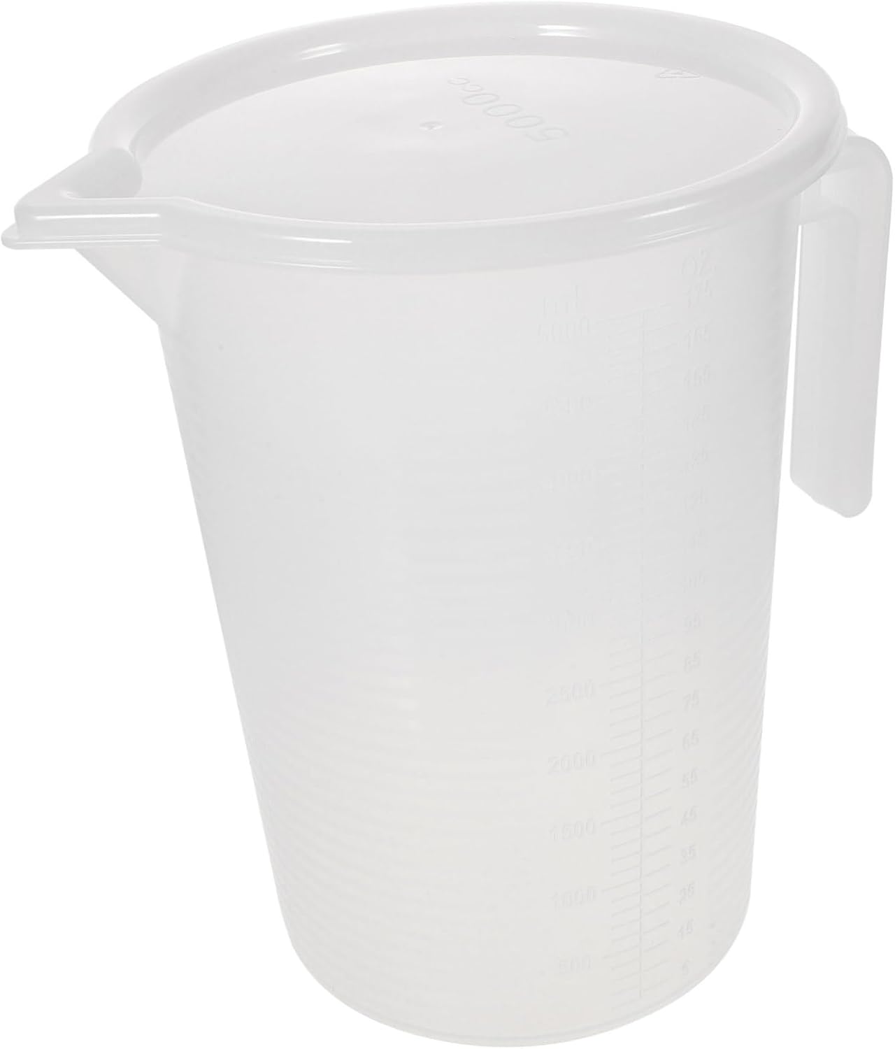 Large Capacity Measuring Pitcher Lid Cup Measuring Cup for Kitchen Cafe