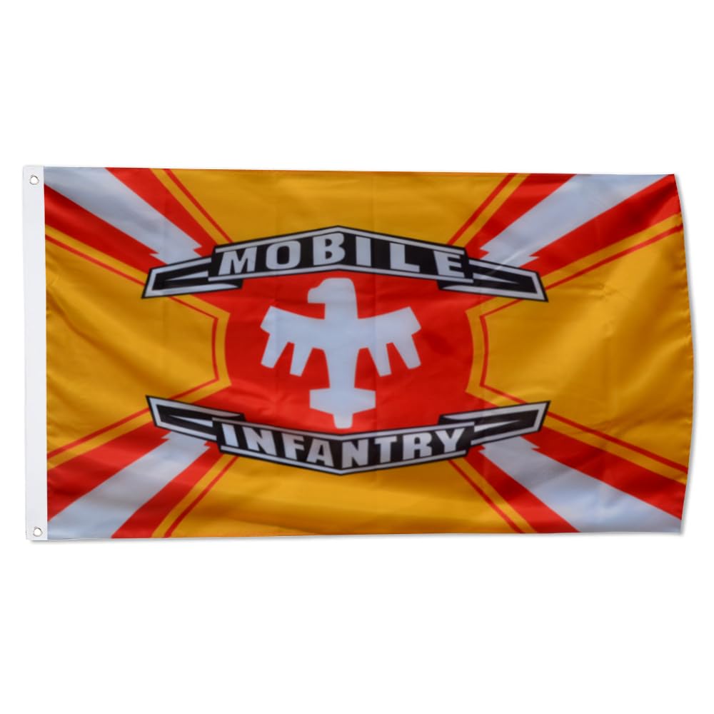 2but Mobile Infantry Flag Federation Crest Starship Troopers banner 3x5ft Man Cave (Yellow)