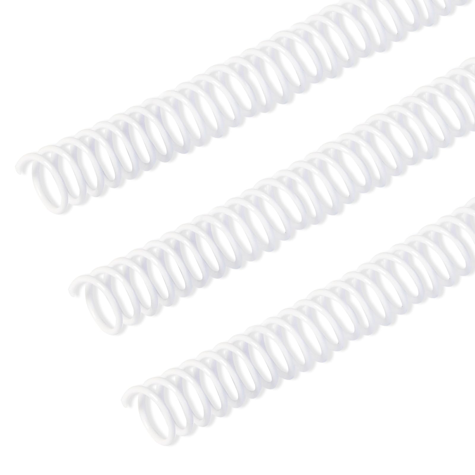 Rayson SR3159W Lot de 100 anneaux de reliure en spirale Blanc 15,9 mm Pas 3:1