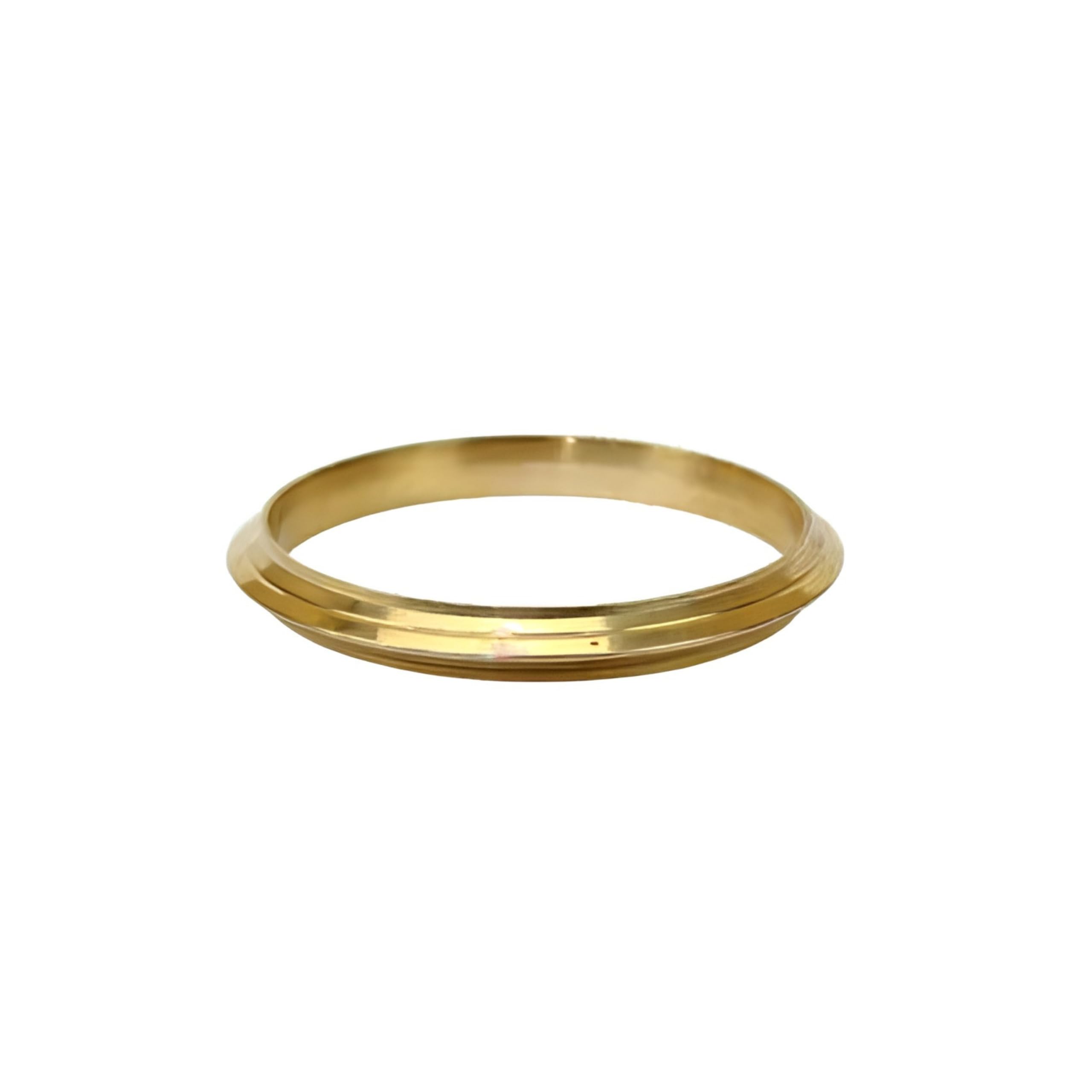 Vedic Brass Kada for Men & Women | Plain Traditional Brass Bangle | Handcrafted Daily Wear Ethnic Jewelry-image-10