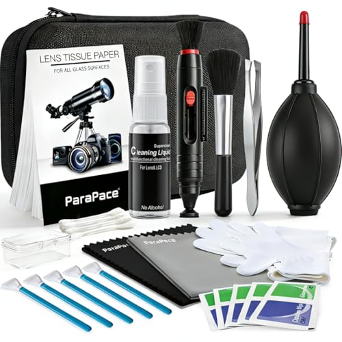 ParaPace 28pcs Camera Cleaning Kit with Storage Case, DSLR &