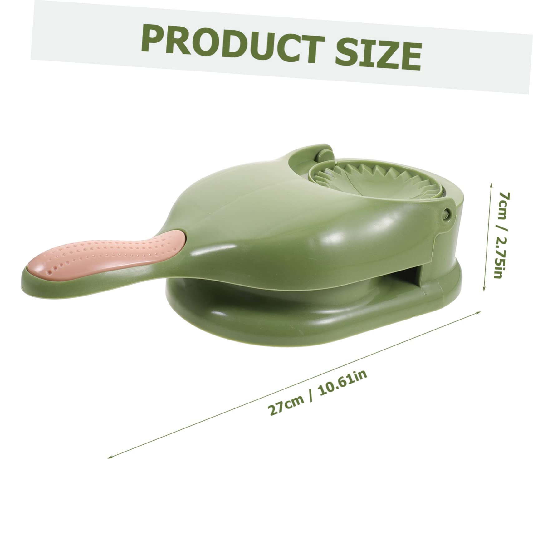 Ciieeo Manual Dumpling Maker Press Portable Dough Presser Machine Easy to Use for Boys and Girls Home Restaurant Random Color