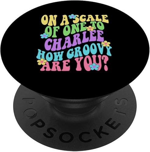 CHEYENNE Personalized Name Cute Retro Girls Groovy Birthday PopSockets Standard PopGrip