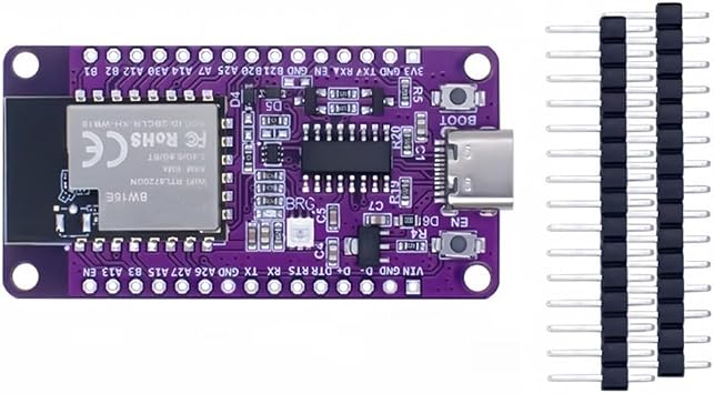RTL8720DN Dual-Band WiFi Bluetooth BLE Module NICEMCU BW16 Development Board Onboard Antenna, Unwelded