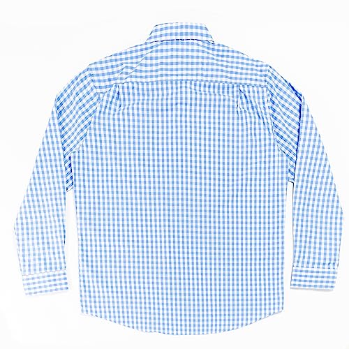 Double Pump Big and Tall Shirts for Men Long Sleeve Button Down Shirts from Size XL(T) to 6XL (T) Cotton2