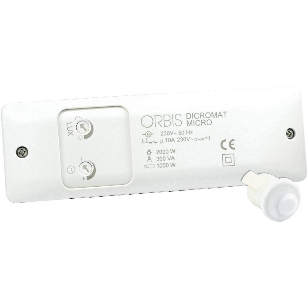 DICROMAT Micro 230V.Detector MOVIMIENTO EMPOTRABLE TECHO 360º.1 CIRC.DETEC.:ø 4M A 2,5M ALTURA