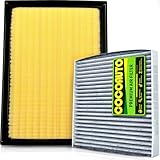 COCOAUTO Engine & Cabin Air Filter Kit for 4Runner 4.0L (2010-2024), GX460 4.6L (2010-2023),