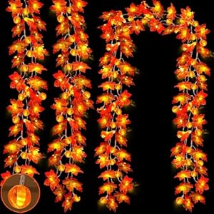TURNMEON 3 Pack Fall Garland Fall D...