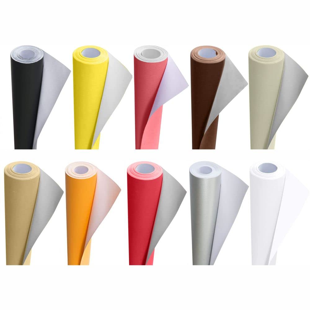 3 Ace Crafts (Pack of 10) Poster Paper Roll (Assorted) Approx 76cm x 10m for Gift Wrapping, Craft, Packing, Parcel, Party Decoration, Table Runner, School Notice