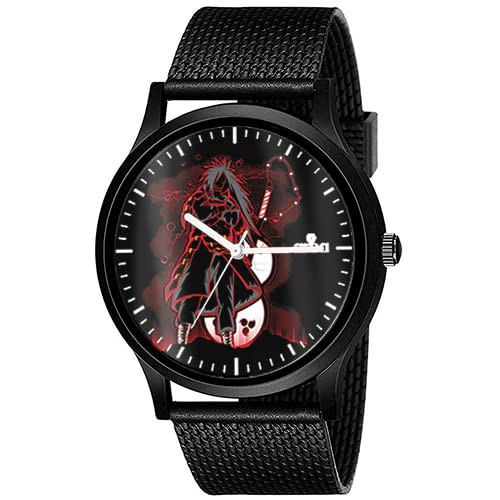 AROA Watch New Watch for Red Shinobi Madara Naruto Model : 436 Men Black Metal Type Rubber Analog Watch Black Dial for Men Stylish Watch for Boys (B0C3HPS8LK) Amazon Price History, Amazon Price Tracker
