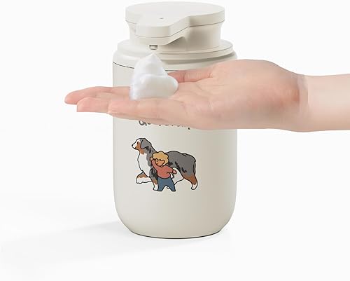 mooas Happy Buddy Artist Edition Dispensador de jabón automático marfil (Go Fetch!) Marfil (¡Ve a buscar!),Marfil (¡Juega conmigo!),Blanco (Catch Me