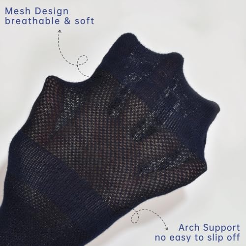 SkiBeaut Men Grips Socks Non Slip Sticky 3 Pairs Tile Wood Floors Anti-Skid Pilates Yoga Barre Hospital Slipper Socks3