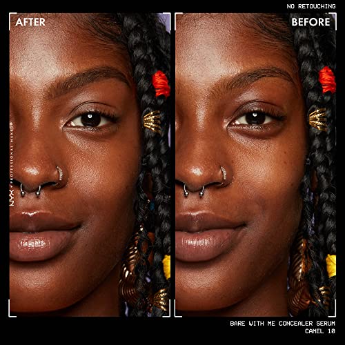 Nyx Professional Makeup Bare With Me Concealer Serum, Up To 24Hr Hydration - Camel #TOP2