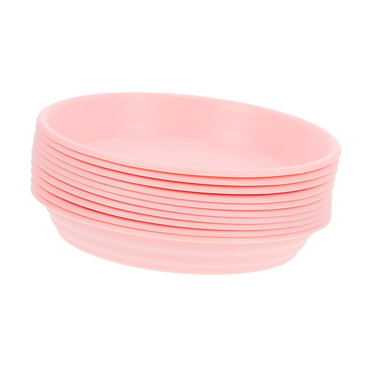 INOOMP 10piezas Bandeja para Macetas De Plástico Antigoteo Platillos Resistentes para Plantas Bandejas De Agua para Jardineras